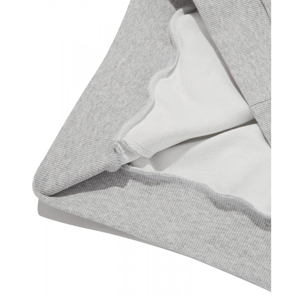 Reebok Legacy Half Zip Up Sweatshirt   Light Gray