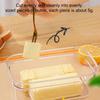 Butter Cutting Storage Box Sealed Cheese Cutting Organizer Cheese Refrigerator Crisper with Lid Butter Storage Box Reusable