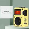 HRD‑701 Digital Radio Full Band Timing Support Memory Card Portable   Radio Music Player for Home Outdoor
