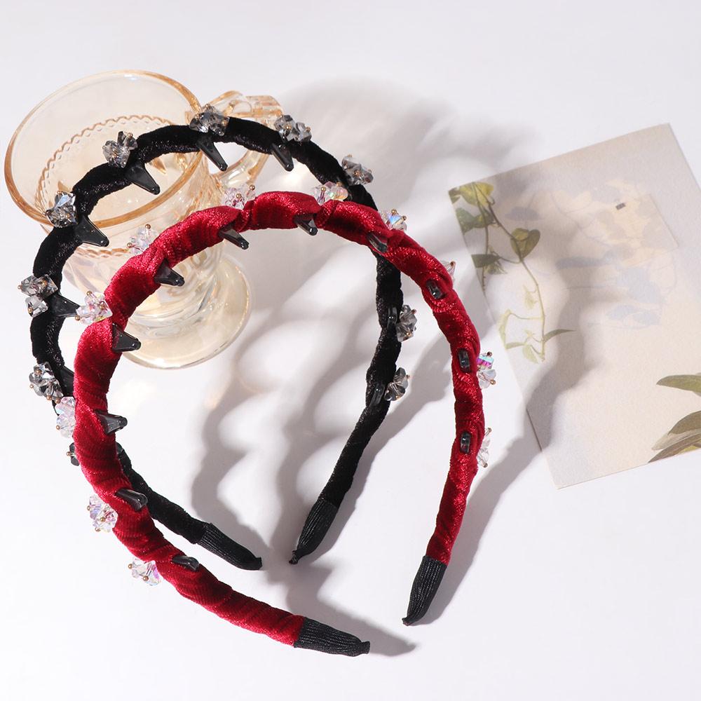 Korean Style High Cranial Top Headband Toothed Face Wash Hairband Non-slip Hair Hoop  Travel