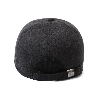 Men'S Thermal Ear Protection Cap Middle-Aged And Elderly Cotton Hat Dad Hat Cold-Proof Cap Outdoor Piled Thick Baseball Cap