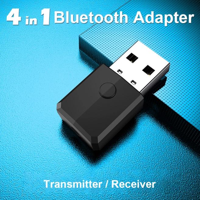 USB Bluetooth Adapters/Dongles 4 In 1 Usb Bluetooth Adapter Receiver Transmitter Aux 3.5Mm Car Home Audio Pc