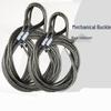 LIJU Press-Buckle Carbon Steel Wire Rope Sling