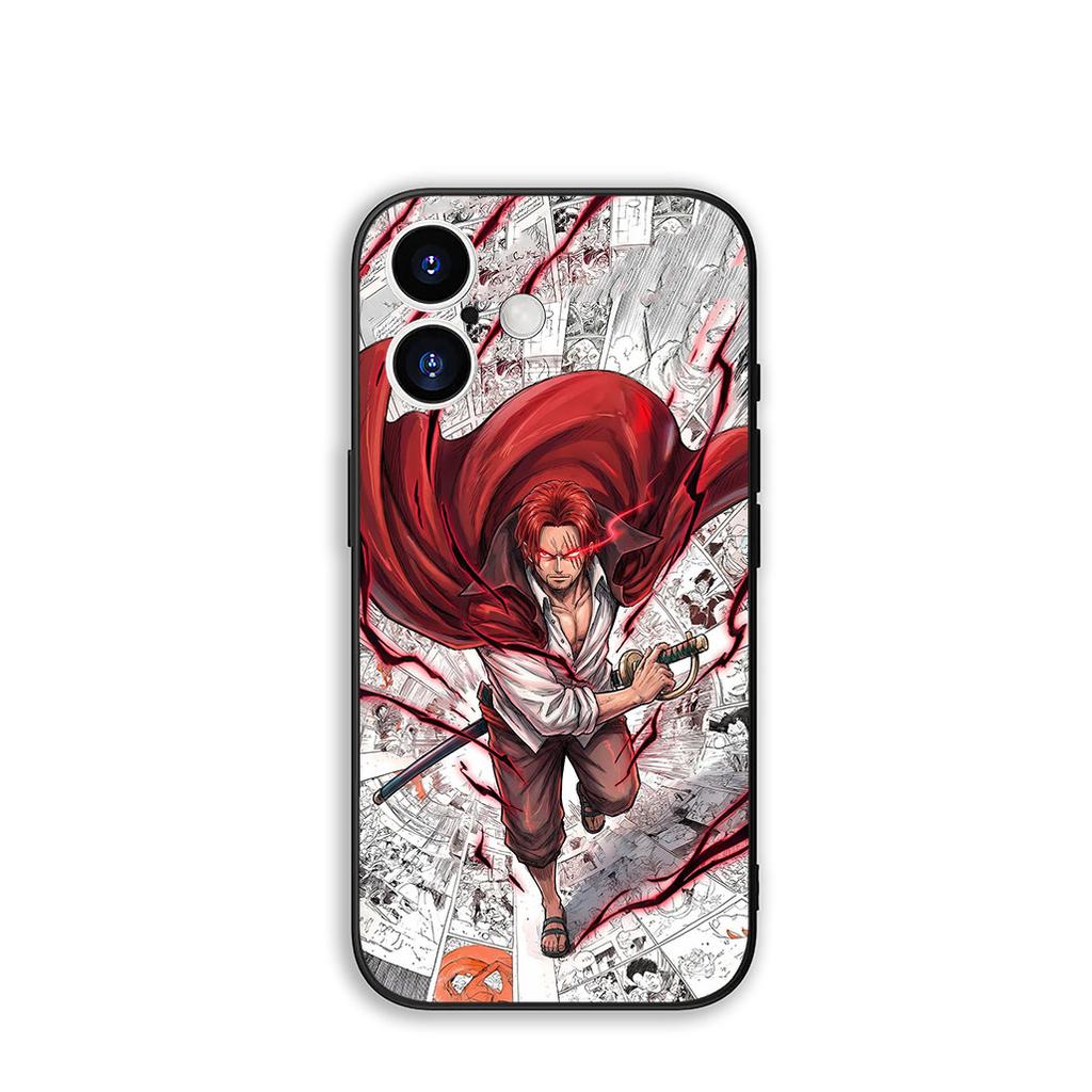 Phone Cover Anime Shanks Luffy One Piece Casing for Apple iPhone 17 16 11 Pro XS Max XR 6 7 8 Plus + 16E SE 2020 Air 5 8+ Case