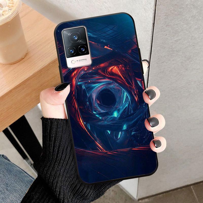 For Vivo V21 5G Case V2050 Silicone Soft Protective TPU Funda Cases for Vivo V21 4G Back Cover Bumper for VivoV21 V 21 5G V21E
