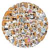 100 Cartoon Beagle Puppy Emoji Stickers for Journals, DIY Crafts, Phones, and Laptops