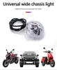 Luce per telaio a LED per motocicletta Lampada stroboscopica RGB Flash Decorazione per motocicletta Luce per atmosfera Luce universale per motocicletta da 12 V