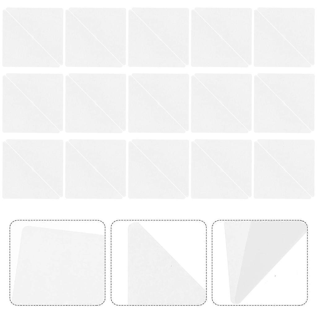 Men's Collar Stays 90Pcs Triangle Shape For Formal Wear Shirt Collar Support Quick Attachment