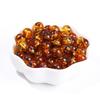 Jingde Jewelry Natural Honey Amber Flower Beads Bracelet Necklace DIY Accessories Round Beads