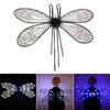 Zikadenflügel Libellenflügel Halloween-Kostüm Flügel Glitzernde Engelsflügel Leuchtende Elfenflügel Prinzessinnenflügel