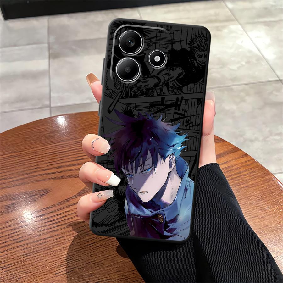 Anime J-ujutsu Cool Kaisen Soft Back Phone Cover Case for Xiaomi Redmi Note 11 13 12 Pro Plus 12S 10S 9s 10 9 8 Pro 11S