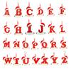 Creative Christmas Tree Decorations Unique Acrylic 26 Letters Alphabet Shaped Hanging Ornaments for Home and Car