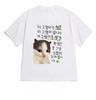Korean Lucky Hamster Kitten Short Sleeve Printed Tshirt for Unisex and Unisex Cutester Cat Emoji Pattern Casual Tshirt Kawaii Ham