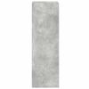 3 piece TV cabinet set concrete grey particleboard
