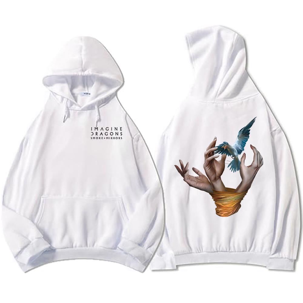 Imagine Dragons Band Hoodies Reflections From The Vault of Smoke + Mirrors Album Sweatshirts Langarm Kapuzenpullover Herren Top