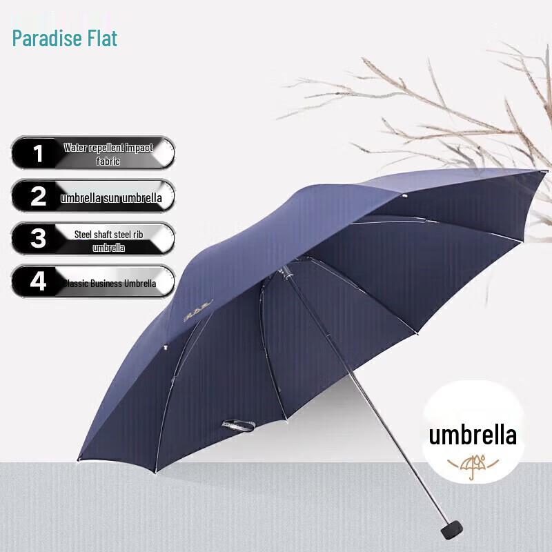 Heaven Umbrella 3-Fold Compact Sun & Rain Umbrella