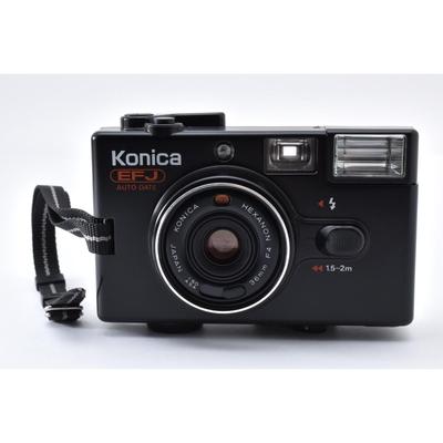 Used [Super Good Condition] Fully Working Konica EFJ AUTO DATE Compact Film Camera Black #3002589A