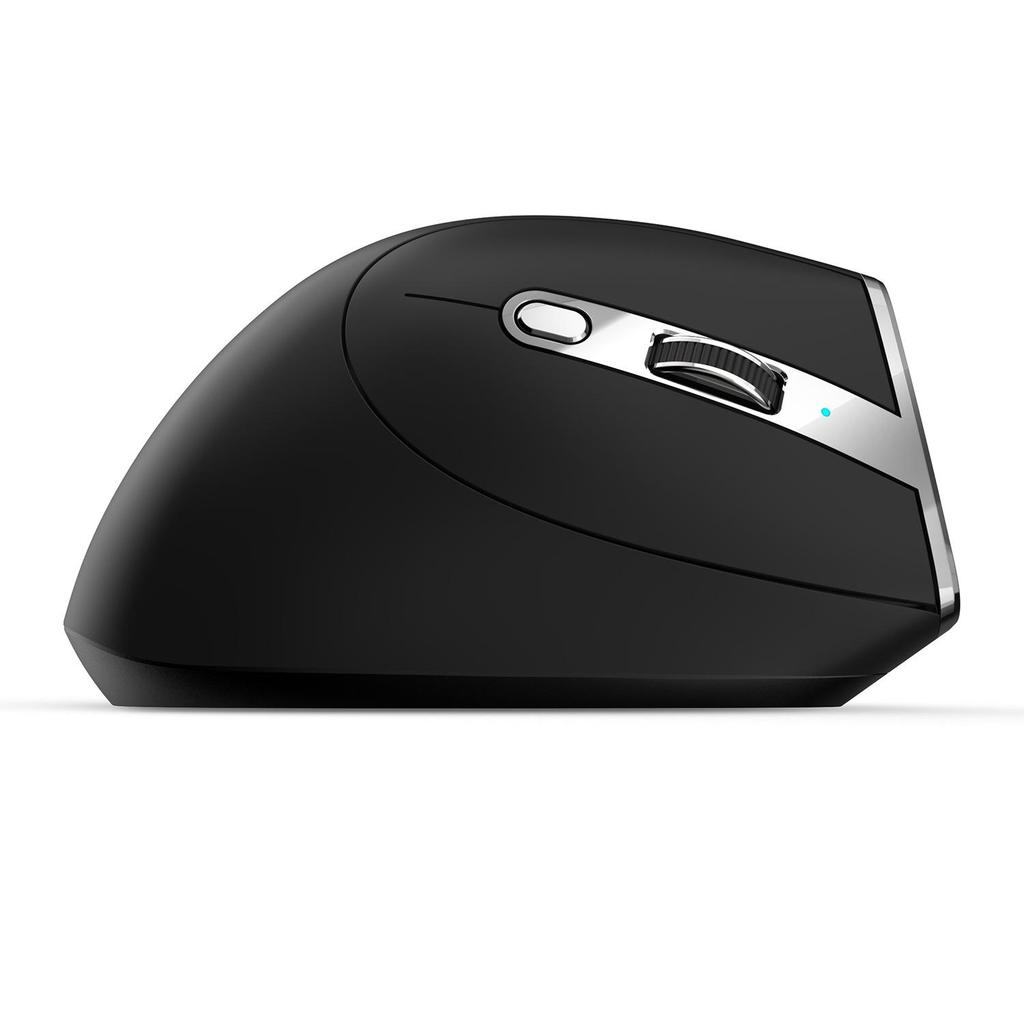 ZELOTES Master F36 Vertical Ergonomic Mouse: Three-Mode Bluetooth, Rechargeable, Programmable
