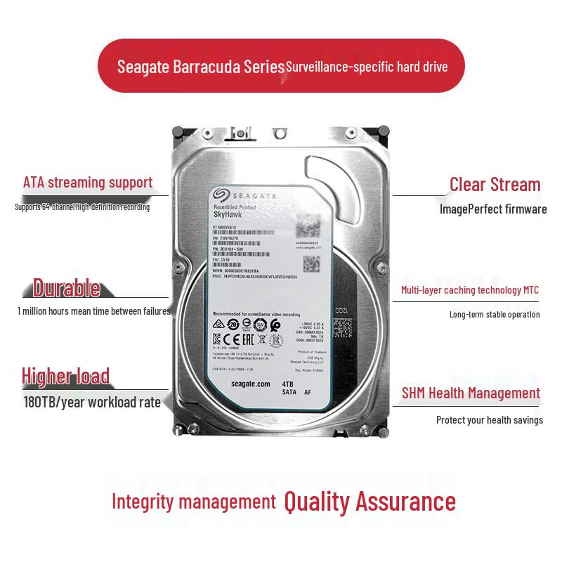 Seagate SkyHawk Surveillance Hard Drive