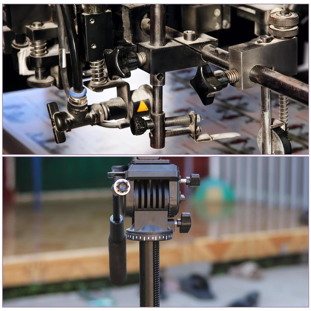 uxcell 6pcs Tee Wing Knob Thumb Screw M5x40mm Clamping Screw Knob Female Thread 304