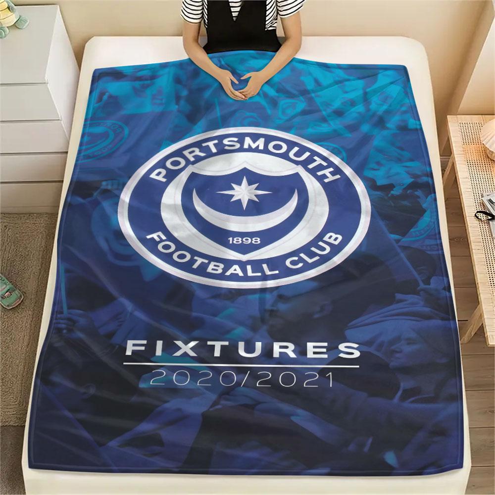 Portsmouth F.C Blanket, High Quality Comfortable for All Seasons, Home Decor, Warmth and Comfort