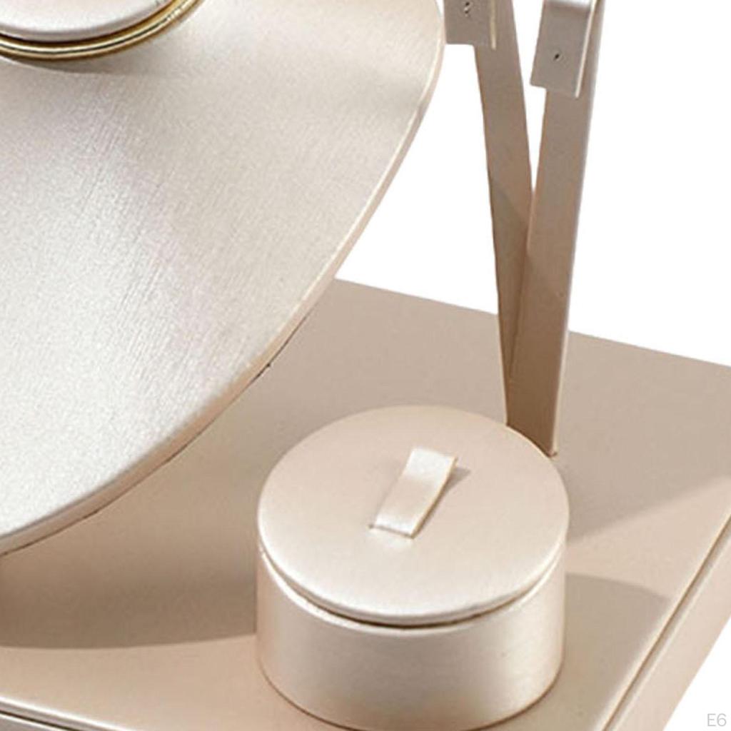 Jewelry Display Case, Decorative Showcase, 3-in-1 Design, Necklace Organizer for Women, Gift Shop,