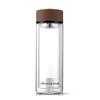 FUGUANG Double-Layer Glass Water Bottle with Filter, 420ml