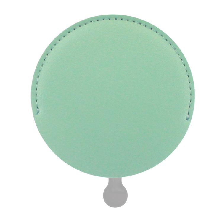 

Портативные компактные зеркала из нержавеющей стали для девочек, мини-зеркало для макияжа из искусственной кожи синий