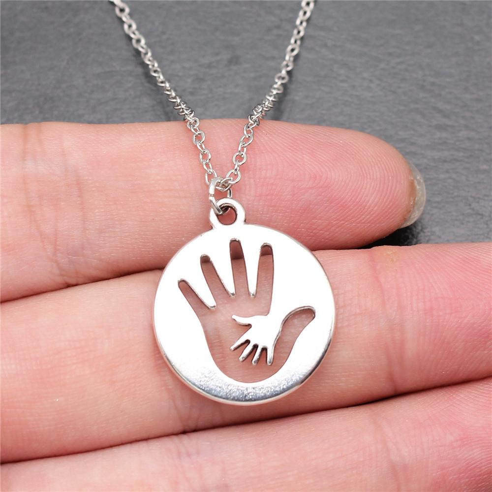 Peach Heart Angel Wings Sweet Pendant Antique Silver Metal Boys Collar Necklace High Quality Gift