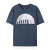 Fishing Evolution Rod Moon FisherUnisex Funny Fishing Idea Classic Newest Oversized Unisex Tops TShirts Unisexs Clothing Streetwear