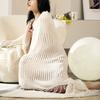 Soft Nordic Knitted Blanket Skin-friendly Nap Blanket Bedspread Cover Travel Blanket  Air Condition