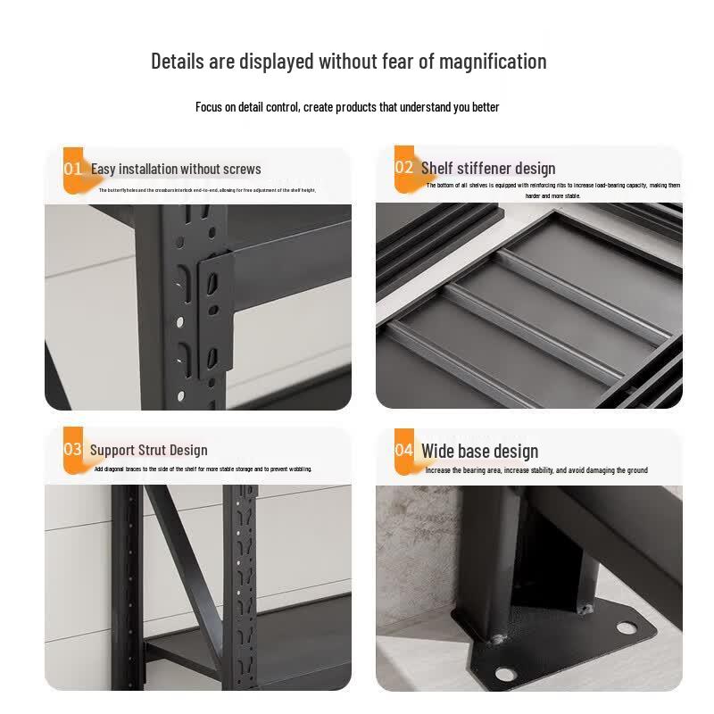 Heavy-Duty Warehouse Storage Shelf