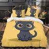 3D Lightweight and Soft Animal Bedding Set, Single Bed, Double Bed, Duvet Cover, Pillowcase, 2/3pcs, Men's Teens, Full Size Cover, Birthday Gift