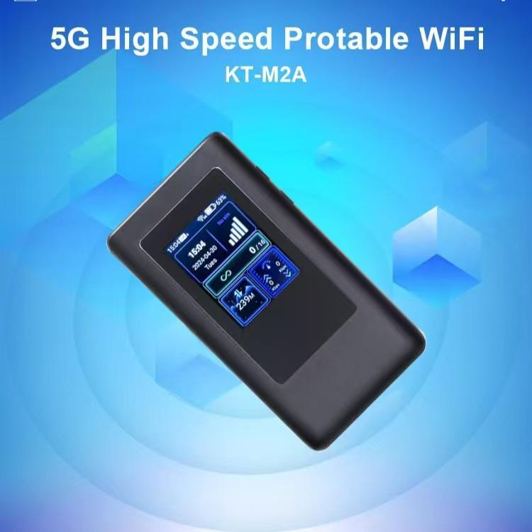 5G Dual-Frequency Mobile WiFi Router Card for Live Streaming and In-Car Internet