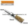 6x25 Steel Wire Brush for Rust Removal, Deburring, Grinding & Polishing