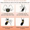2 Pairs Anti Slip Dog Socks Dog Paw Protectors Paws Stop Licking Dogs Socks with Grips and Adjustable Straps Dog Socks Set