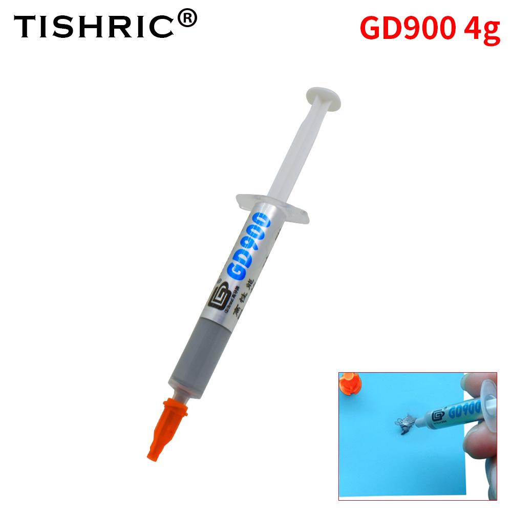 

TISHRIC 4G Термопаста Процессор GD900 Термопаста для охлаждения радиатора процессора Клей-расплав для радиатора водяного охлаждения