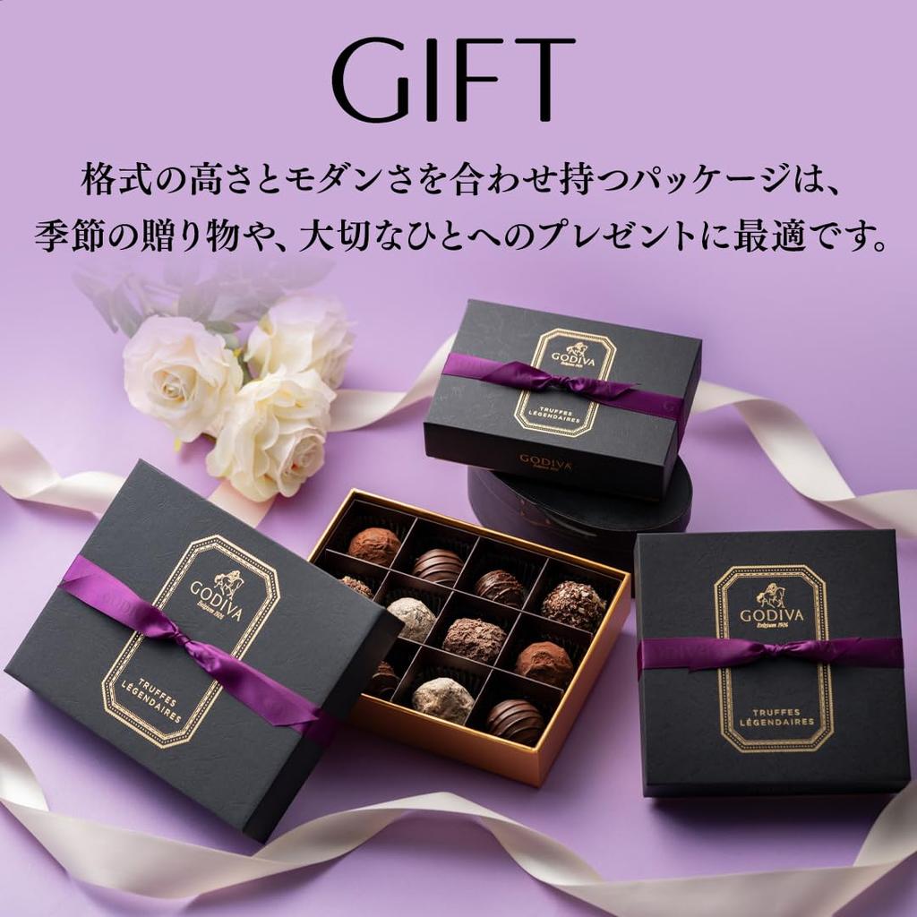 GODIVA Legendaire Truffles (6 Pieces)