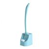 Long-Handle Toilet Brush Set with Soft Bristles and Base