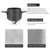 Portable Coffee Filter Reusable Coffee Funnel Stainless Steel Cone Coffee Dripper Brewing Tools Paperless Pour Over Tea Holder