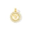 2 Pcs Cubic Zirconia Ocean Charms Turtle Lobster Crab Sun Gold Plated Enamel Micro Pave Brass Pendants For DIY Necklace Making