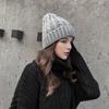 Classic versatile hat women's autumn and winter tide warm thickened ear protector winter women's foreign style knitted wool hat