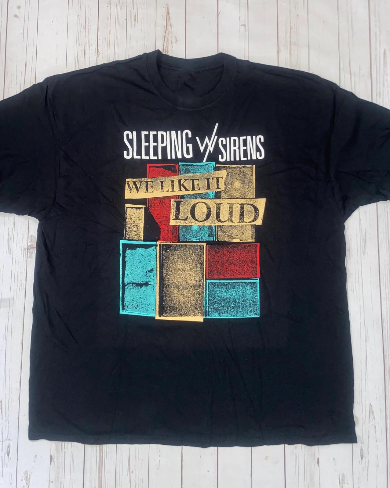 Sleeping With Sirens Band Gift for Fan Short Sleeve S to 5XL T-shirt MD91 XL