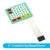 20 Key Membrane Switch Keypad 4x4 4x5 Matrix Matrix Keypad Professional Keyboard PCB  Electronics