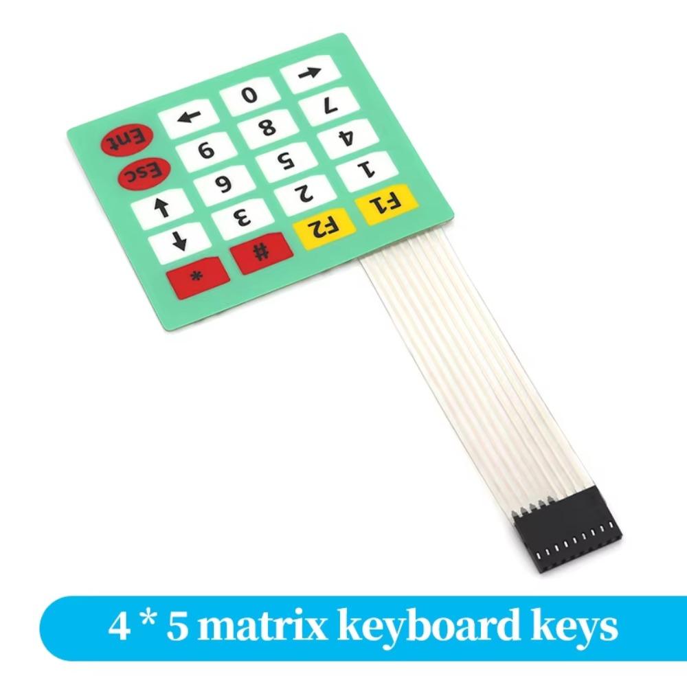 20 Key Membrane Switch Keypad 4x4 4x5 Matrix Matrix Keypad Professional Keyboard PCB  Electronics