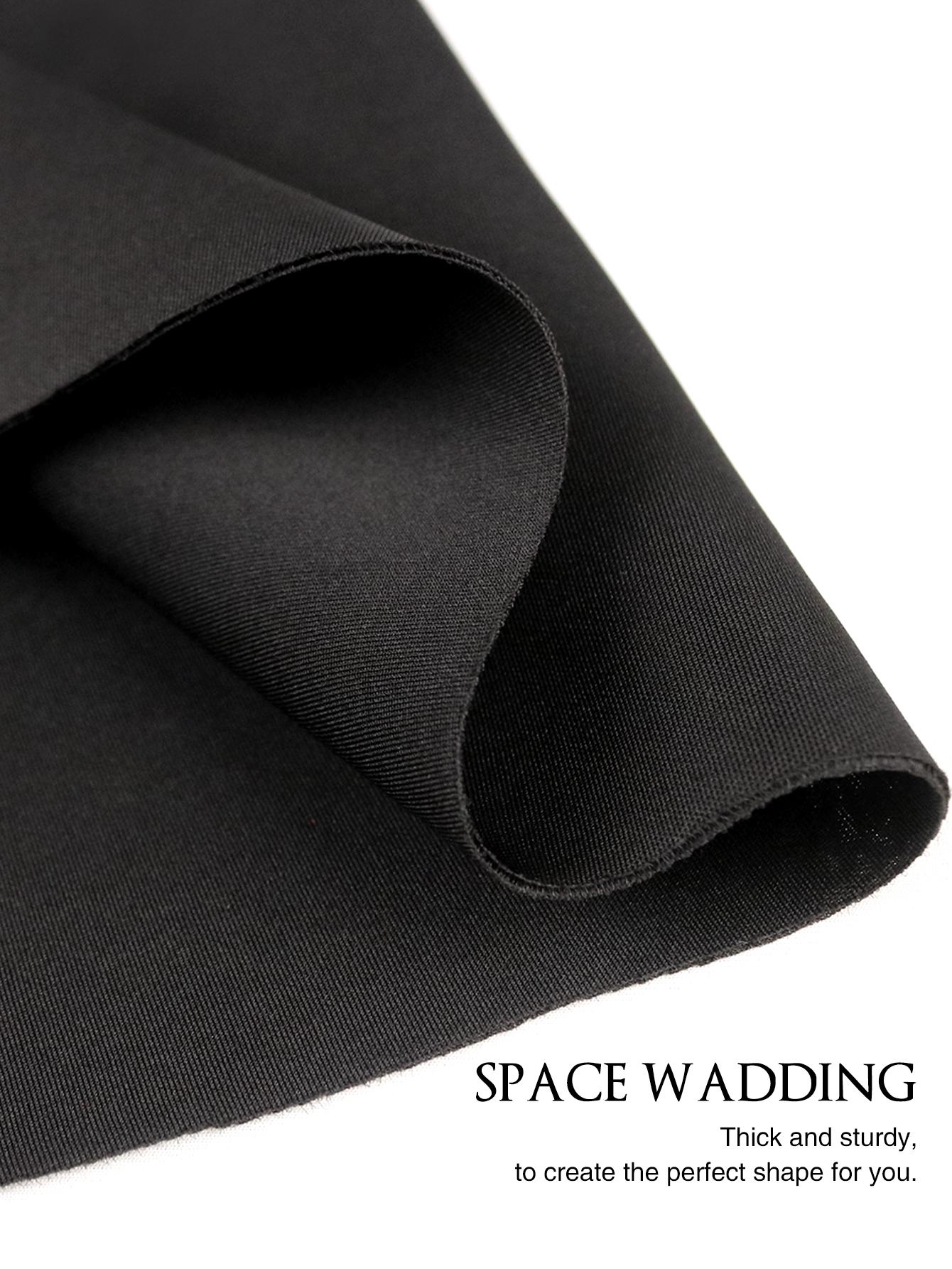 AOMEI черные платья с оборками для женщин с рукавами три четверти ампир — фото 7