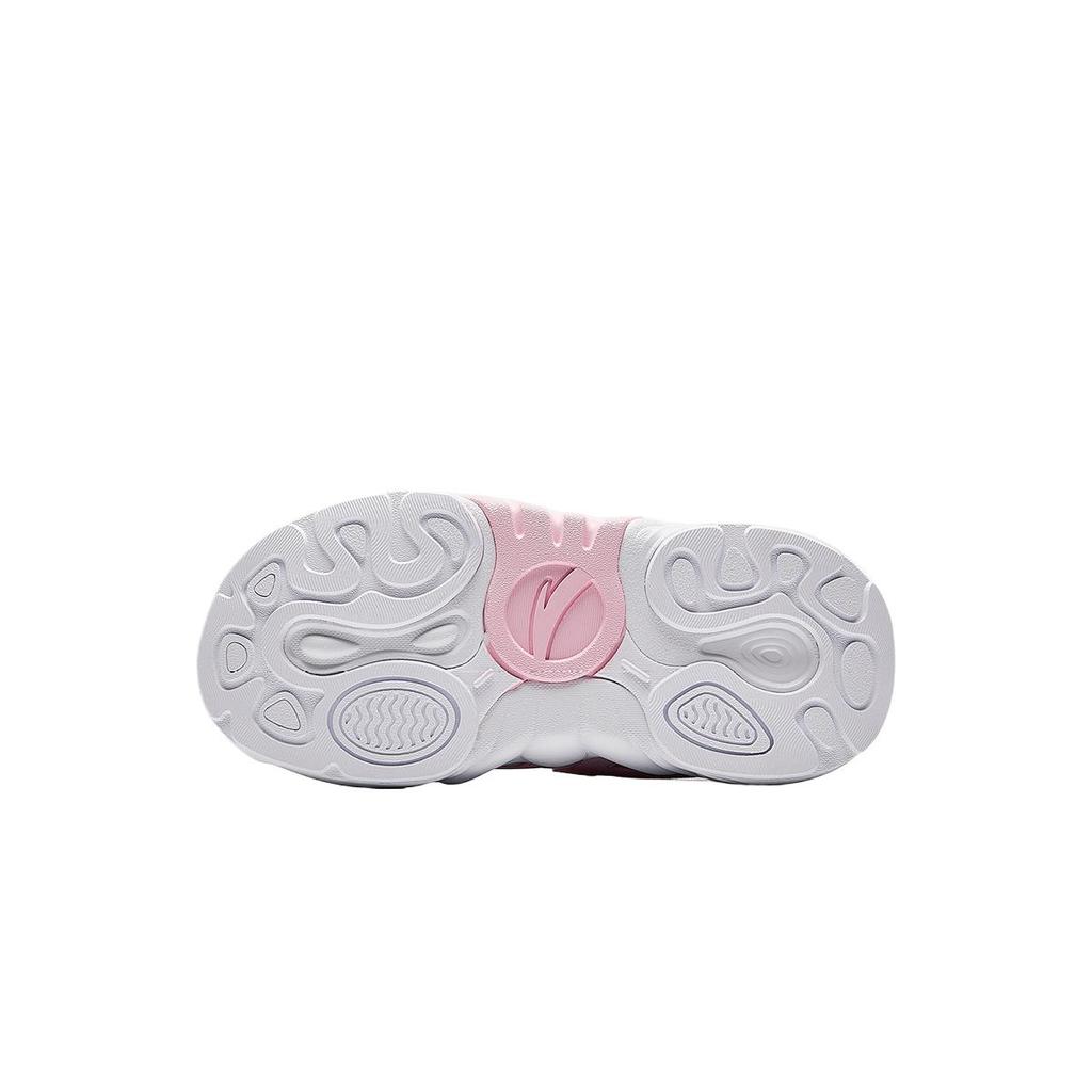 Anta Kids Succulent Life Series Comfortable Non-Slip Wear-Resistant Low-Top Casual Shoes Kids Casual Shoes White Water-Pink 322449992N-3