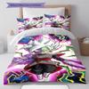 Zamasu Pattern Bedding,Quilt Set Quilt Cover Pillowcase Home Birthday Gift (1 * Duvet Cover + 2 * Pillowcase, Without Core)