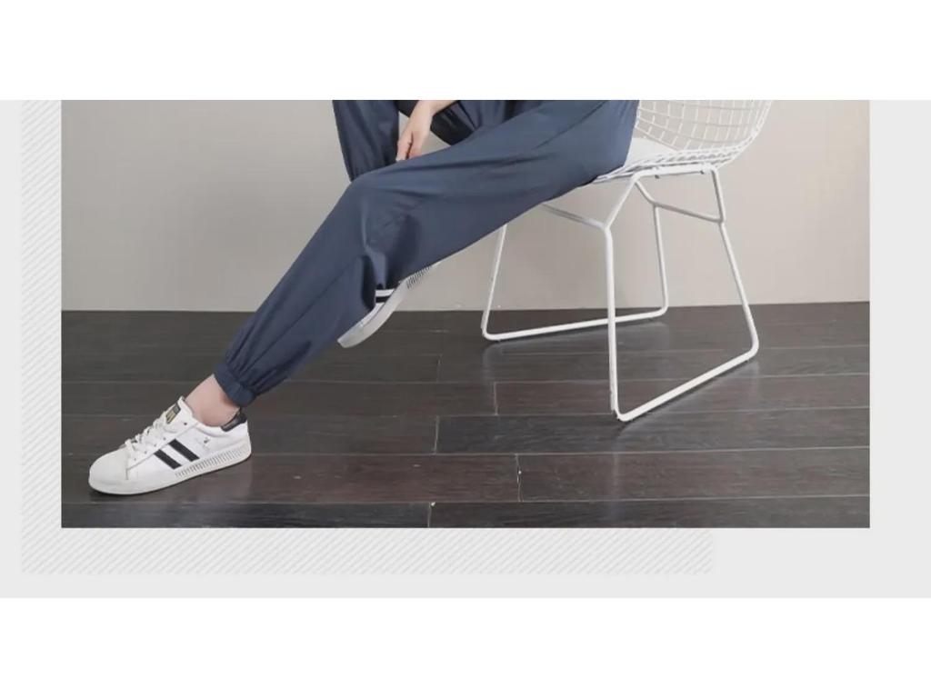 Versatile Ice Silk Plus Size Women's Casual Harem Pants - Slimming & Lightweight