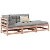 VidaXL Garden Lounge Set 3 Pcs and Cushions Solid Douglas Fir Wood, Outdoor Sofa Set, Sofa Set 3295833